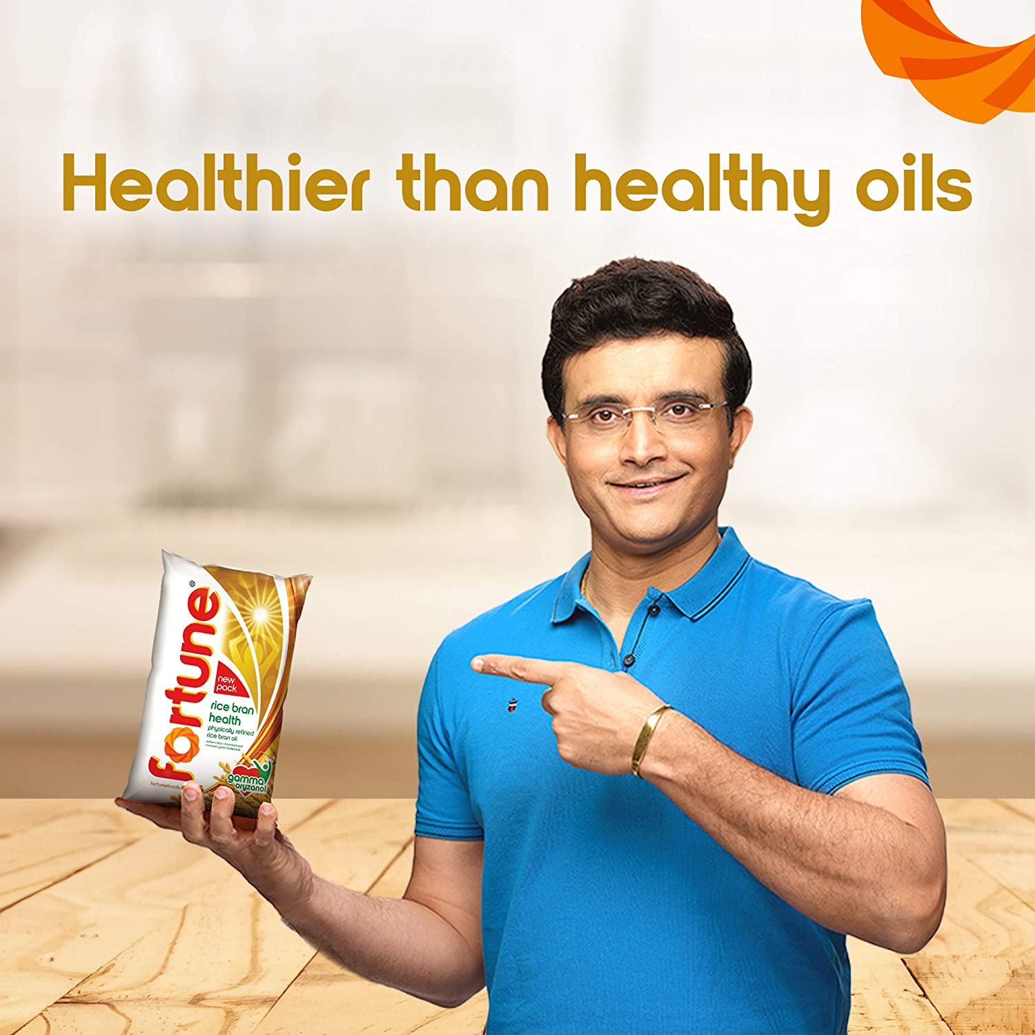 (Pack of 3) Rice Bran Health Oil, 1L Pouch