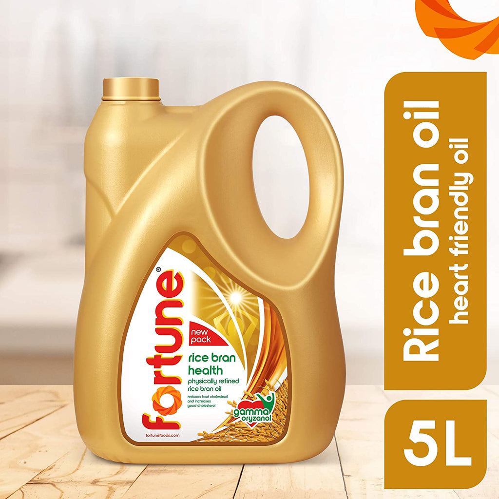 5L Jar, Rice Bran Health Oil, Cooking Oil for Healthier Heart