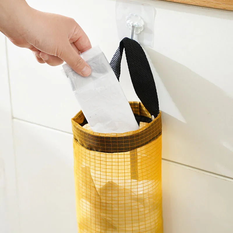 Mesh Plastic & Grocery Bag Storage Organizer (Pack of 2)