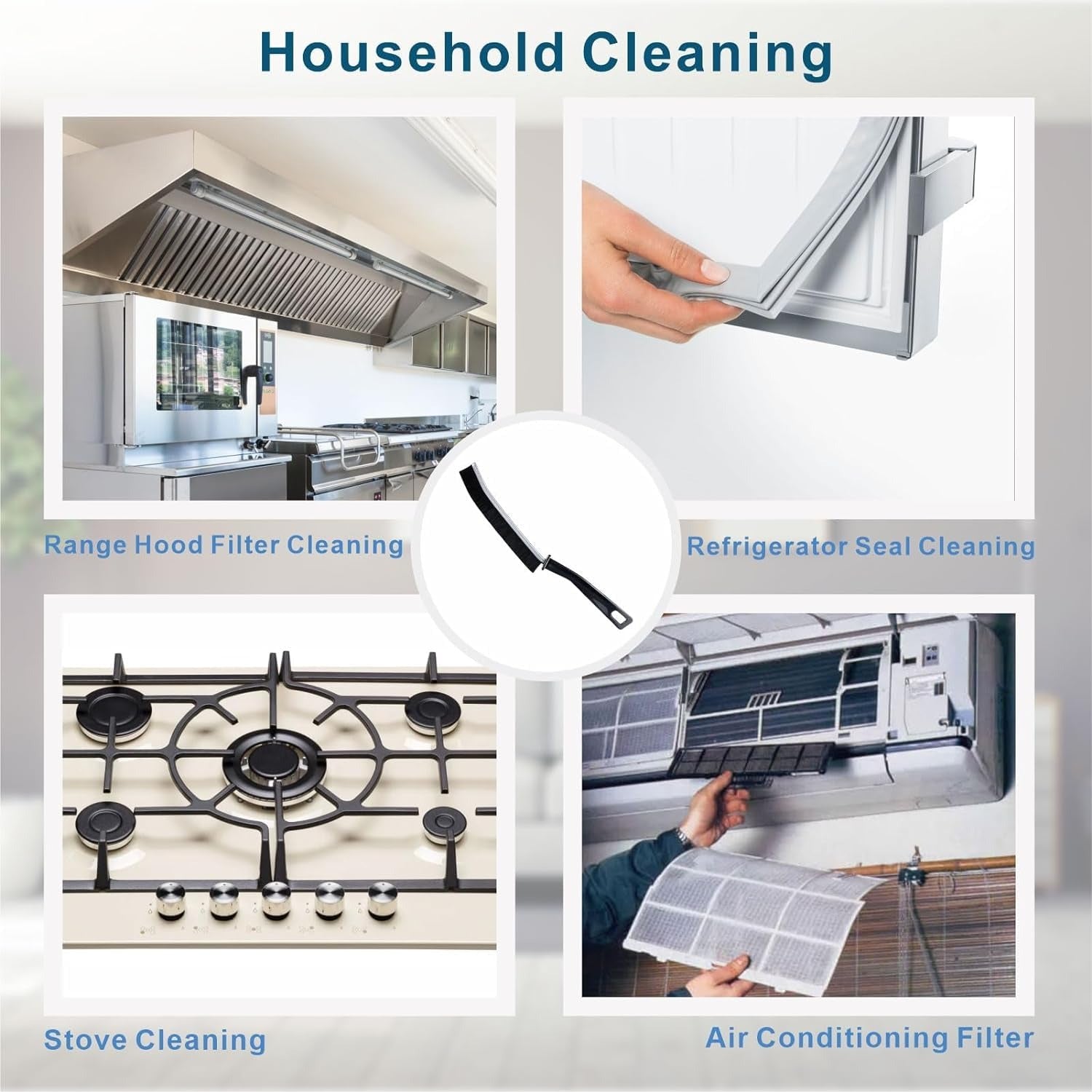 Gap Cleaning Brush + (FREE 3 Pcs Hook Sticker)