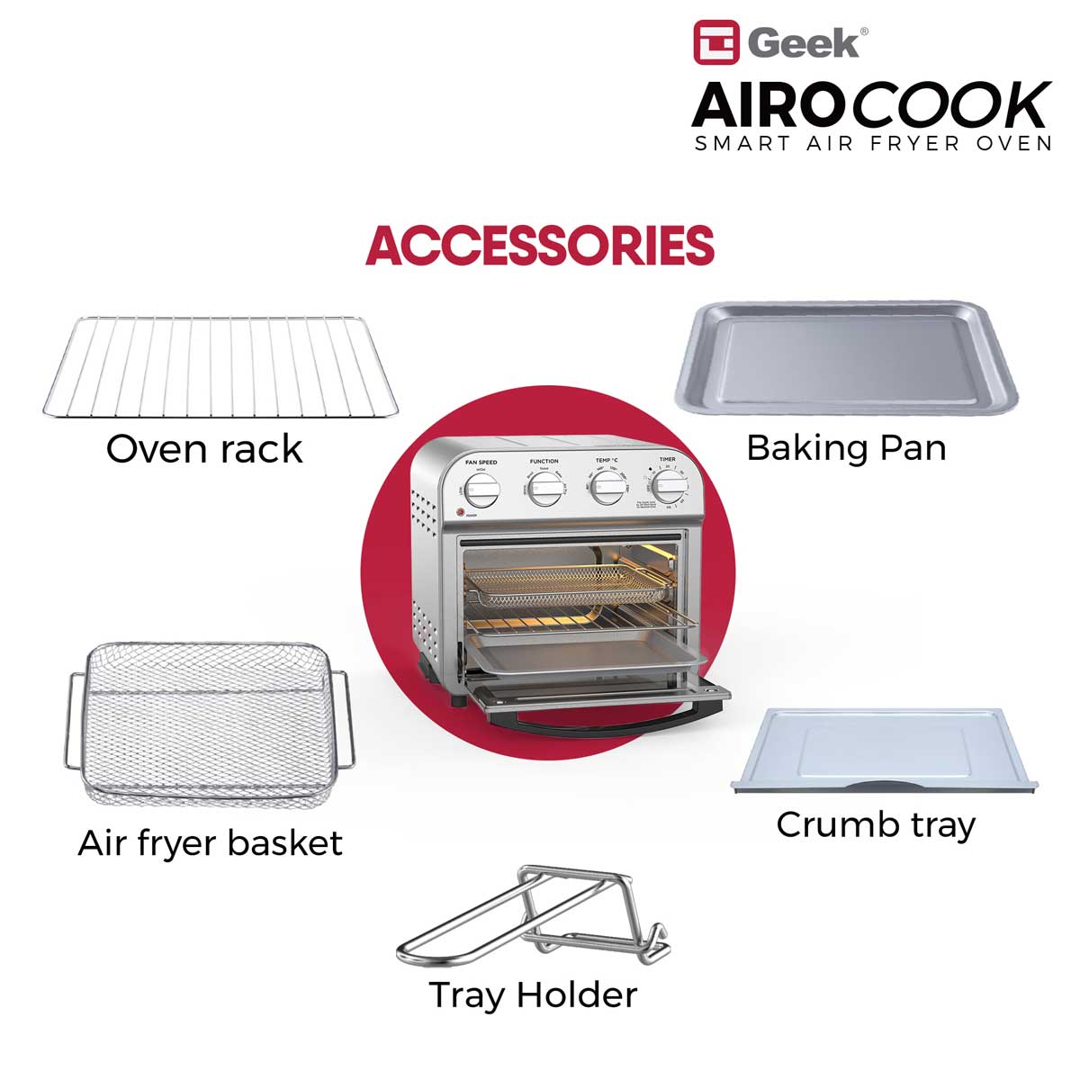 AiroCook Acis 14 Litre Air Fryer Oven