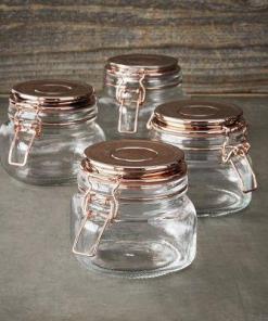 Weck glass jars set of 4